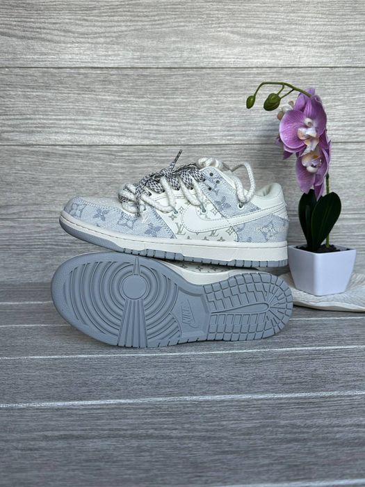36-45 Nike SB Dunk x Louis Vuitton White Grey