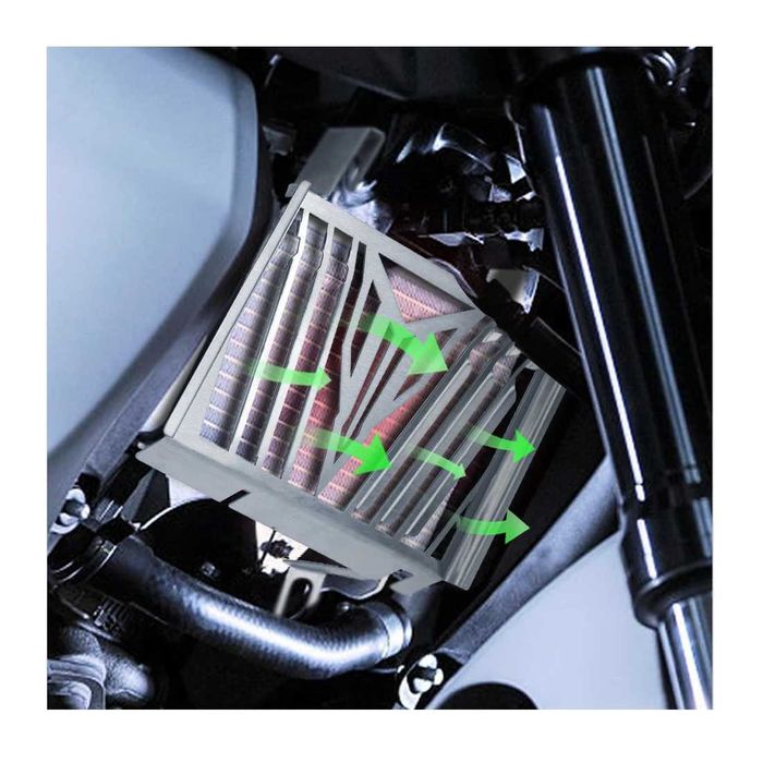 Grelha Proteção de Radiador Yamaha MT-125 (de 2020 a 2024) - Alumínio