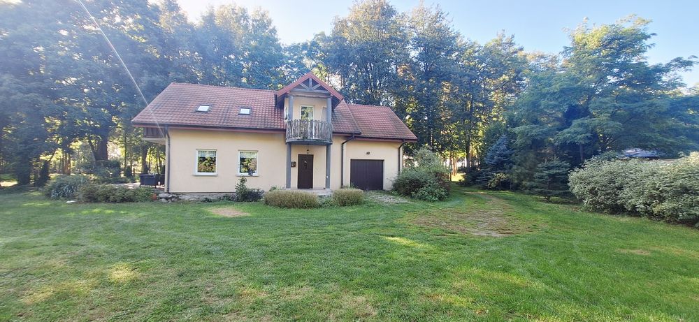 Dom z dużą działką.