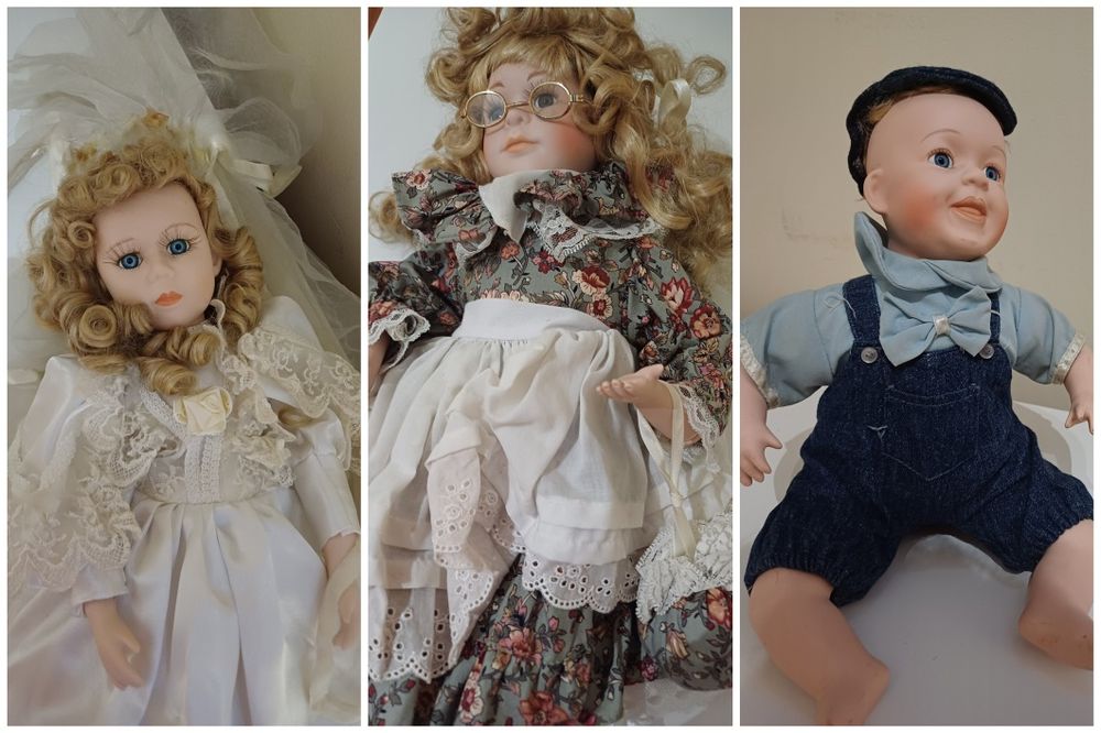 Bonecas de porcelana