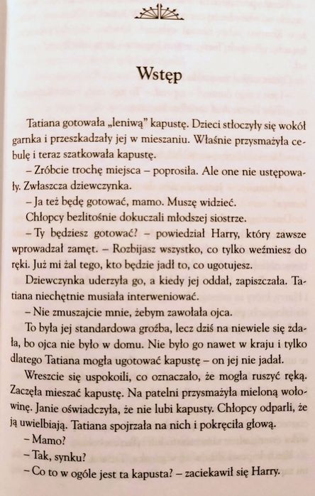 Przepisy Tatiany. Paullina Simons.