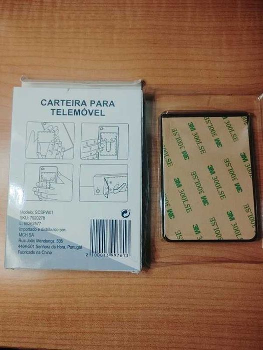 Carteira para Telemóvel com Autocolante – Nova