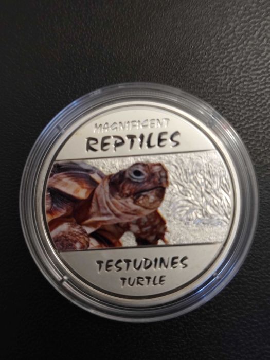 Набор монет Конго - РЕПТИЛИИ - 4 Монеты