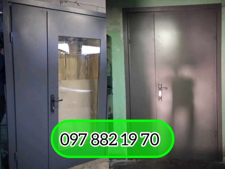 Металеві двері для технічних приміщень в магазин склад тамбур підʼїзд