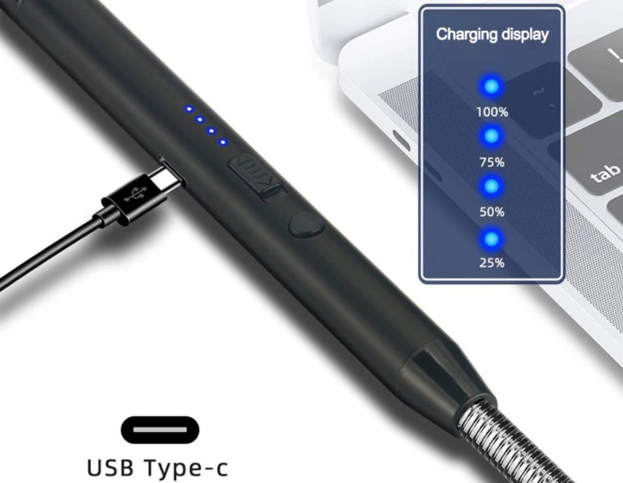 Кухонна запальничка ,зажигалка імпульсна USB