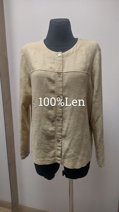 Koszula damska letnia L 100%Len
