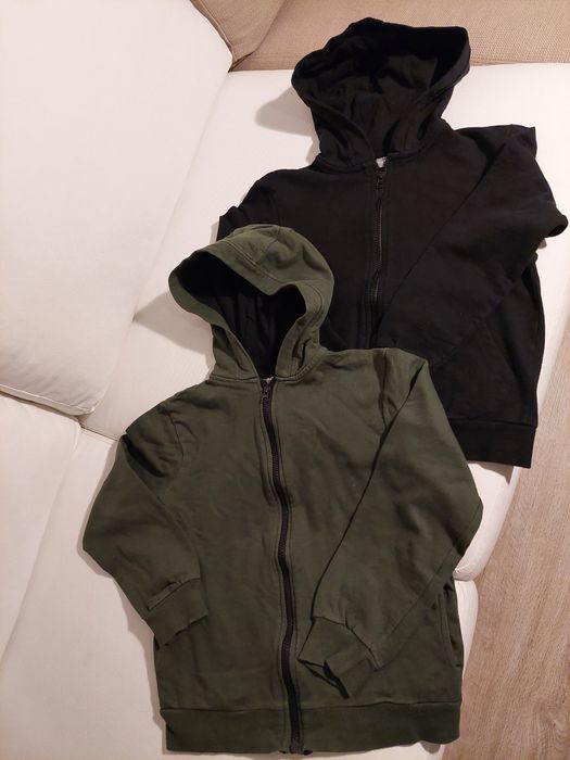 Dwie Bluzy bawełniane 134/140