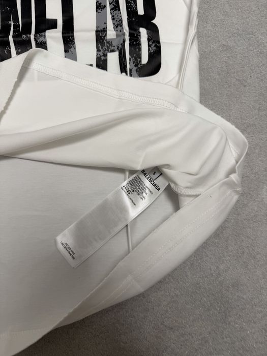 Футболка Balenciaga Reverse Logo white S M L vetements project gr protocol index