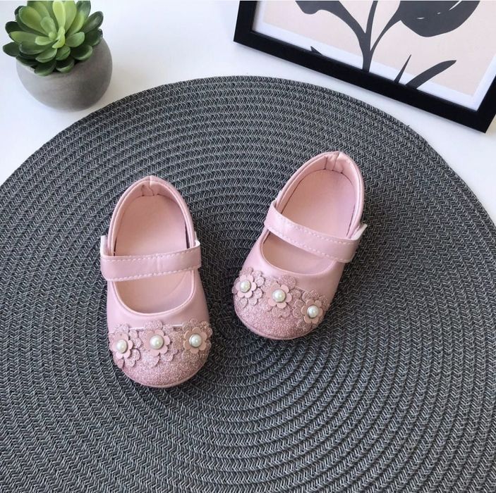 Балетки рожеві 6-12 місяців