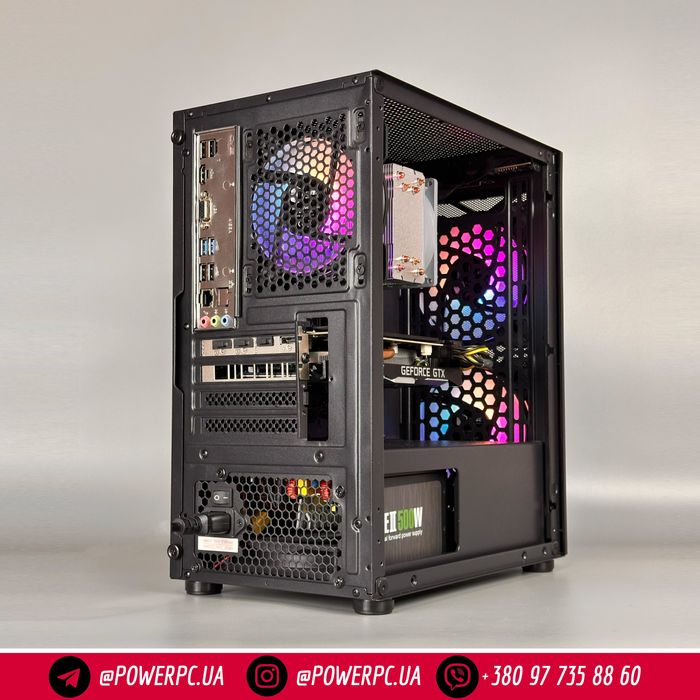 Ігровий ПК!! Ryzen 5 5500, GTX 1660 Ti, ОЗУ DDR4 16gb, SSD