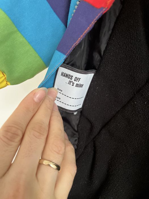 Kombinezon zimowy narciarski Molo Pyxis rainbow tęczowy kolorowy 80