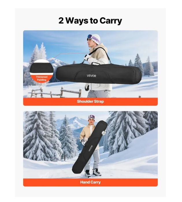 Bolsa para prancha de snowboard VEVOR