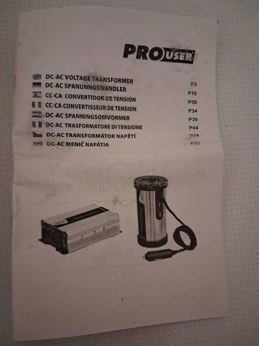 --Автомобильний инвертор Power Inverter--INV 300N--made in Germany--