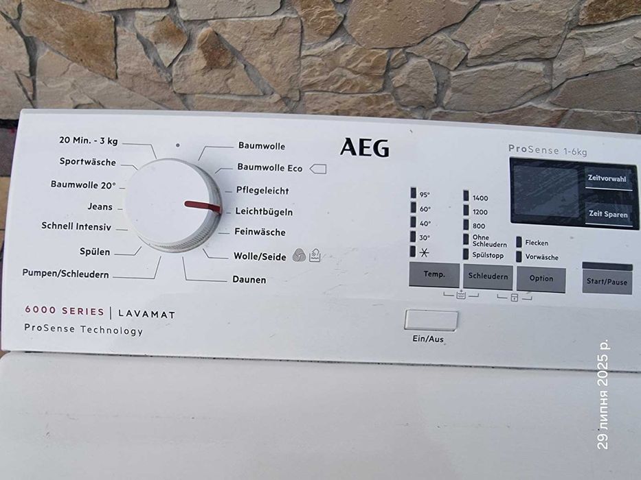 Пральна машина 40 см AEG 6000 Series L6TB40460 б/у з Німеччини