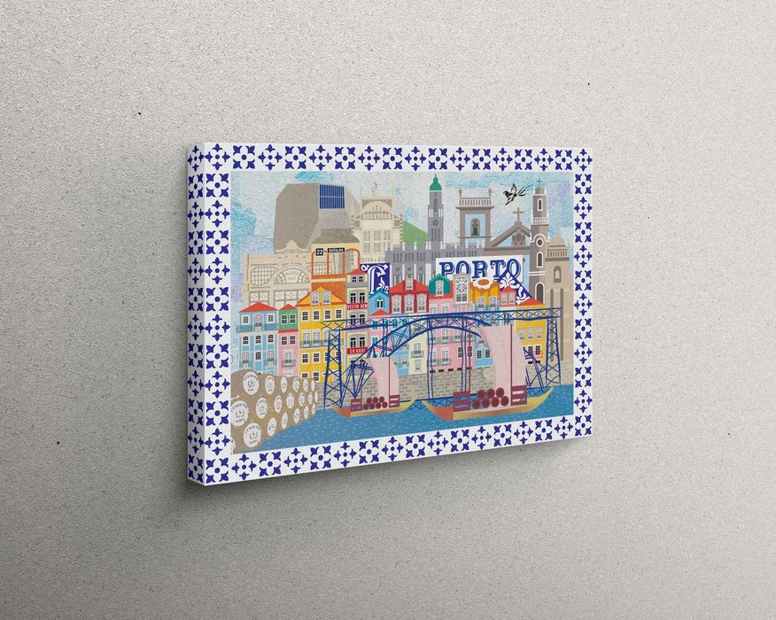 Tela "Porto" 70x50cm / 50x35cm