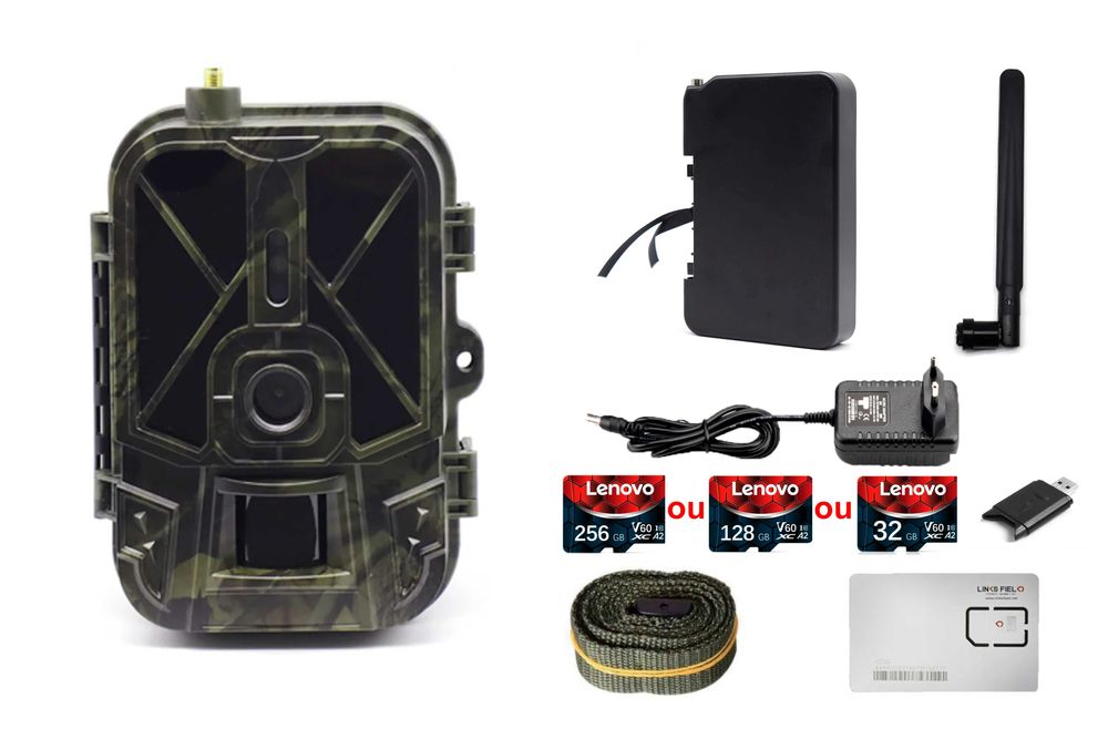 Câmera de caça Suntekcam HC940 Pro-Li Bateria de 10.000mAh