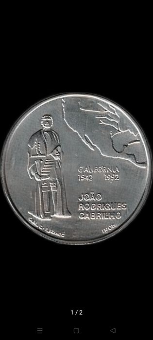 Moeda 200 Escudos III Série Descobrimentos - À Descoberta da América