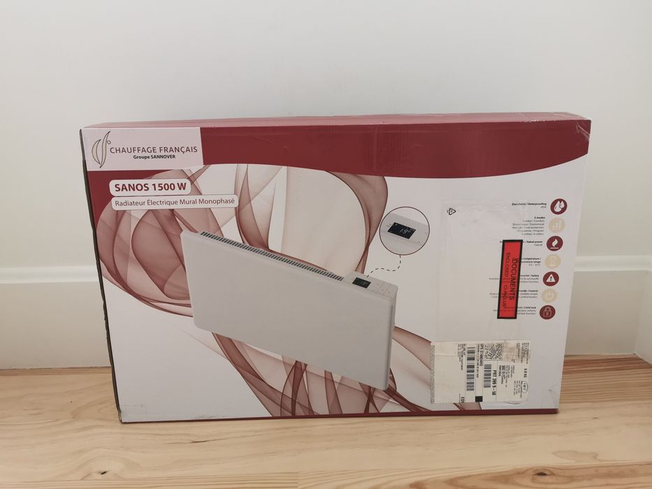 Radiador elétrico de parede Sanos 1500w (novo)