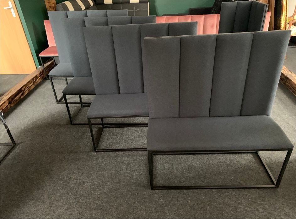 Loże barowe boxy zabudowy ławki Loft na wymiar