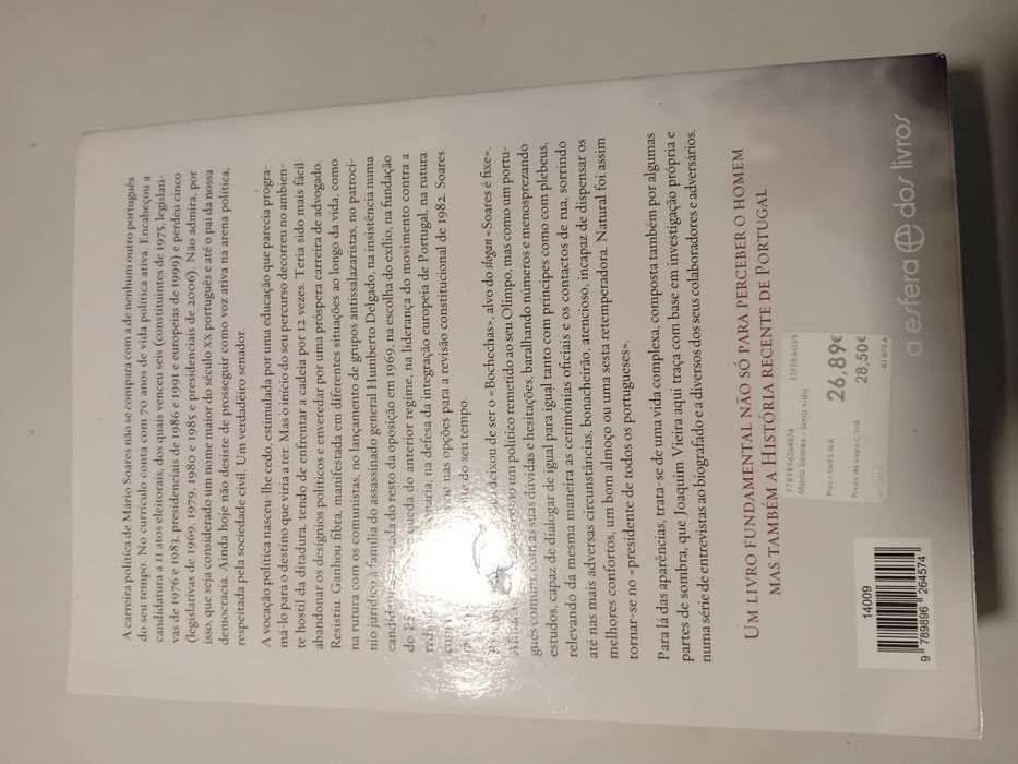 Livro  Mário Soares  uma vida