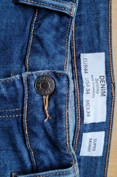 Rurki Bershka Super Skinny Roz 44