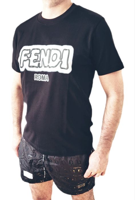 Koszulka męska T-Shirt Fen_ di  print  S-XXL