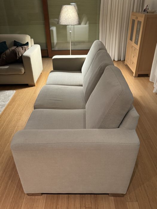 Sofa 211x85 jasno-beżowa