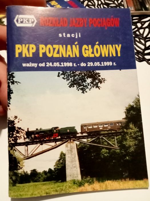 Kieszonkowy rozkład jazdy PKP Poznań 1998/99