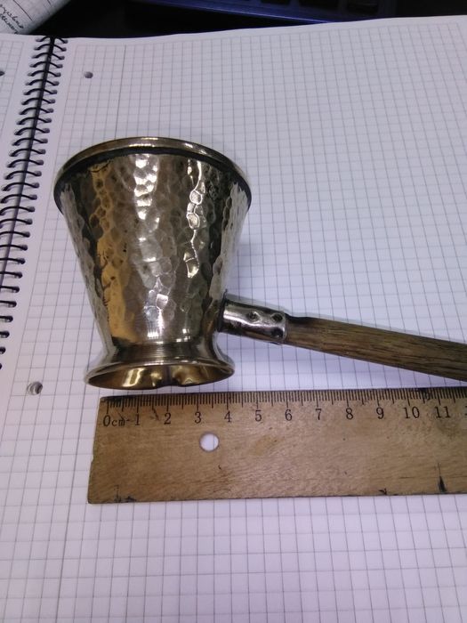 Турка джезва кофеварка мідь покрит срібло Армения раритетСССР 70-100мл