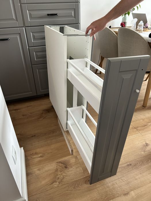 Szafka kuchenna cargo IKEA BODBYN szary 20x60x90