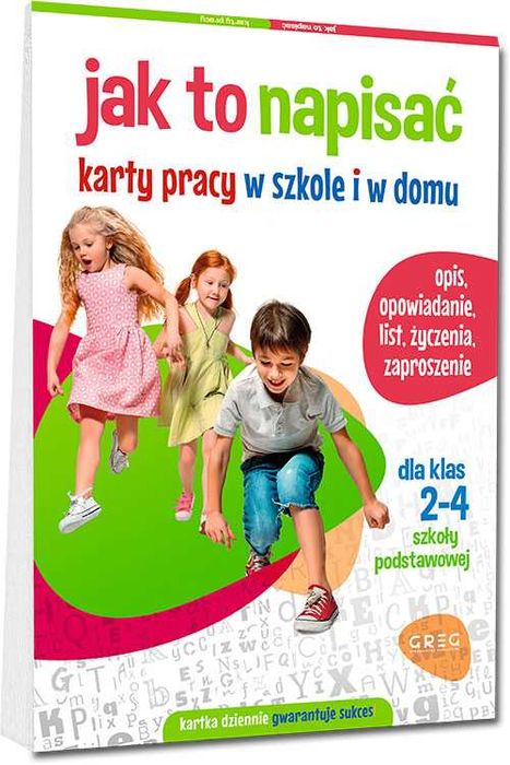 Jak to napisać Karty pracy W SZKOLE I W DOMU GREG
