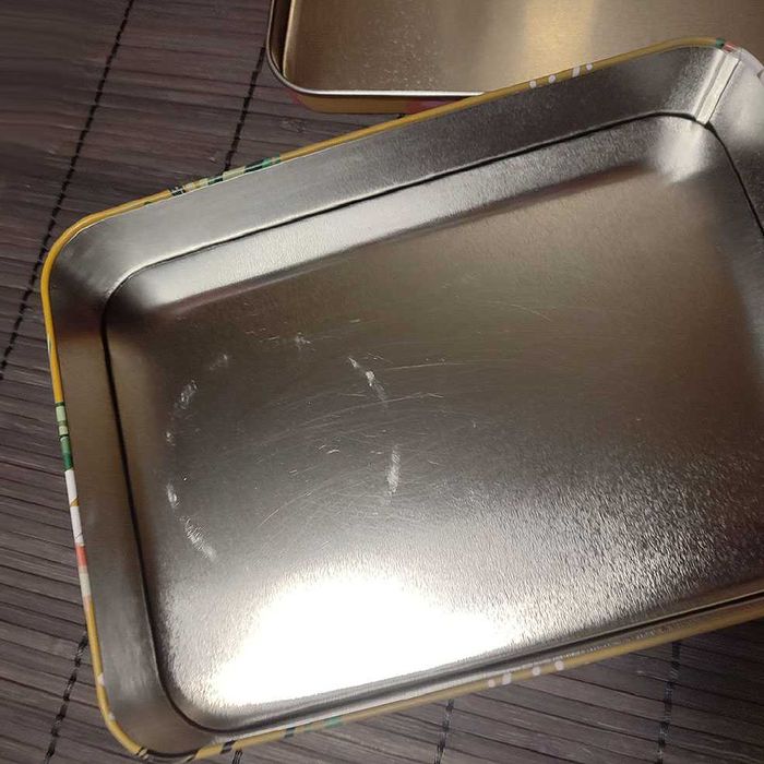 Жестяная коробка, шкатулка под декор, декупаж. Плюс подарок