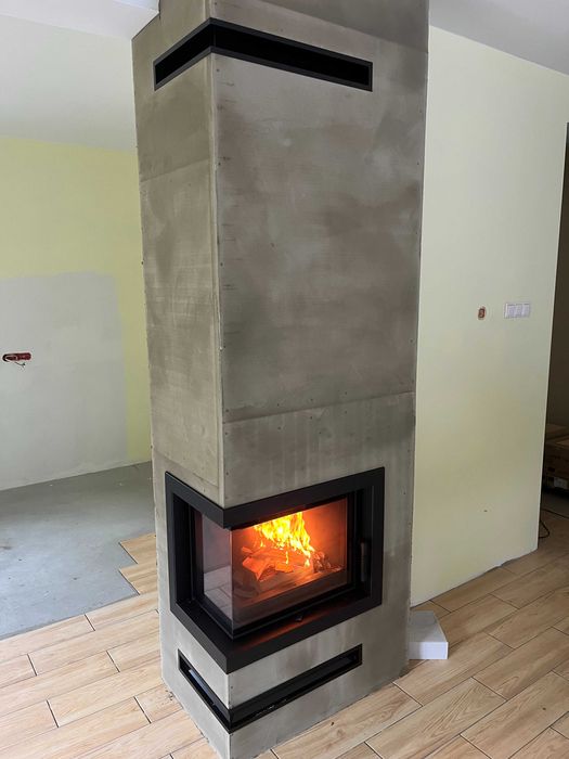 Kominek naroży Floki S Kratki.pl - cena z montażem