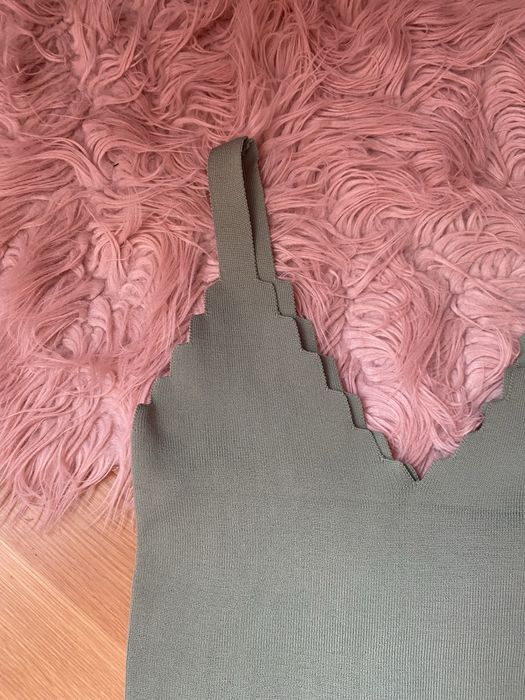 Майка трикотажна зелена