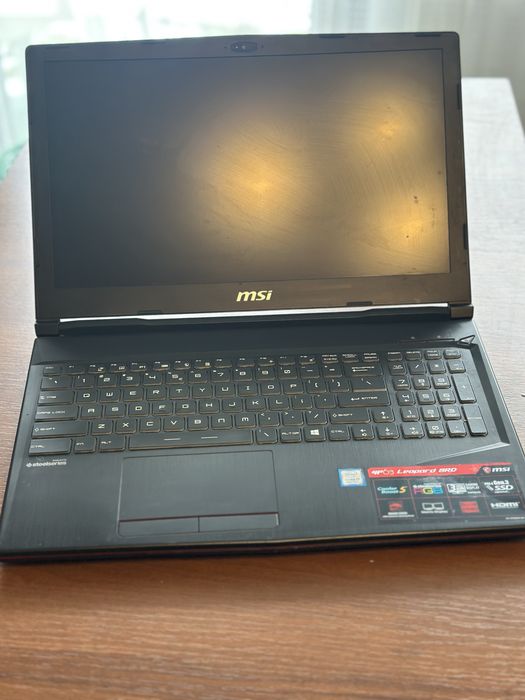 Laptop Gamingowy MSI GP63 i7 32GB RAM GTX 1050 Ti