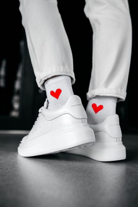 Sneakersy Alexander Mcqueen white metal