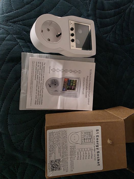 Watomierz licznik prądu ATORCH S1BWP WiFi AC230V 16A Zużycia Energii