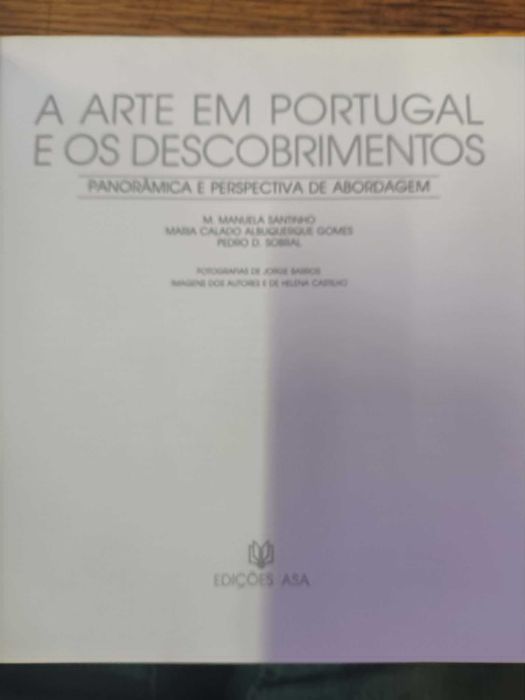 livro "A arte em Portugal e os descobrimentos: panorâmica e perspectiva de abordagem"