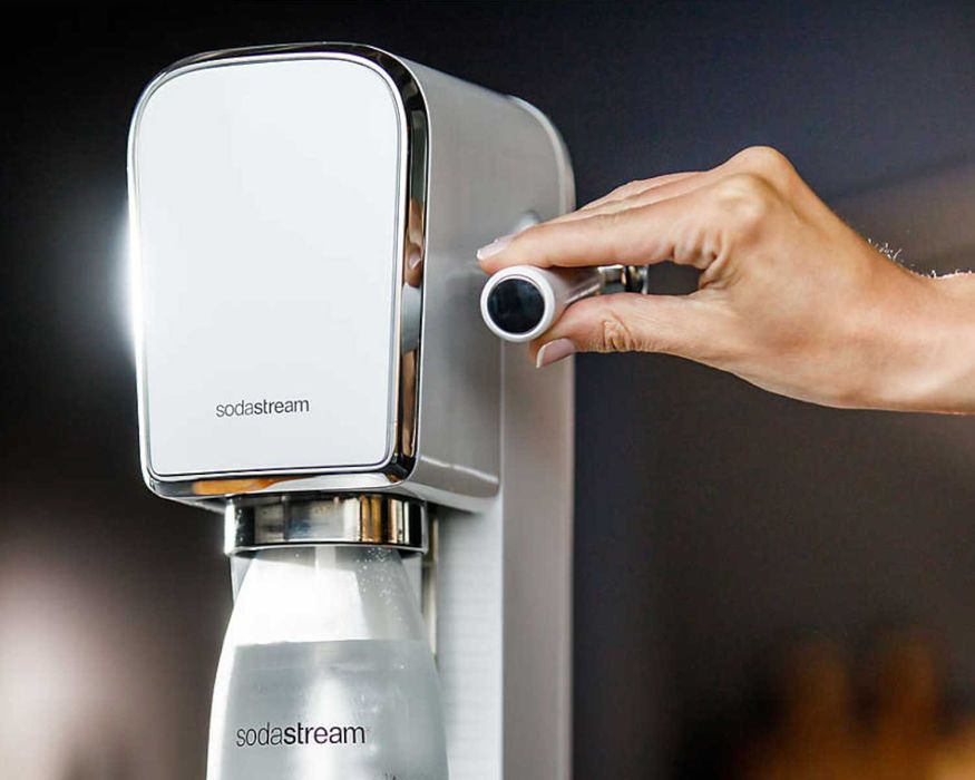 SodaStream ART Retro Saturator Bezprzewodowy + Butelka 1L + Nabój CO2