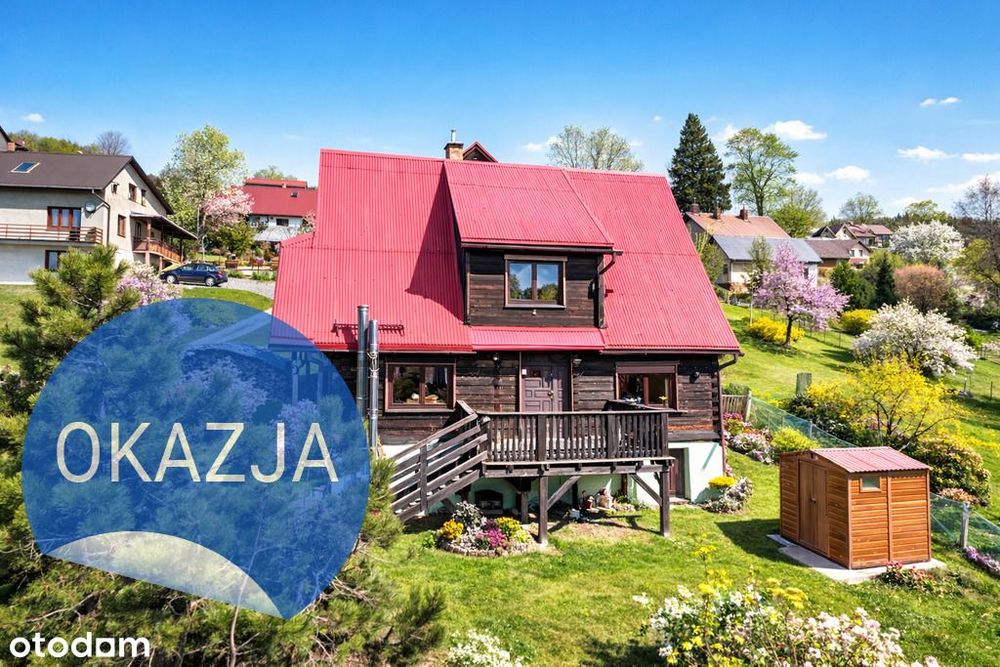 Klimatyczny dom z bali w Istebnej, Okazja!