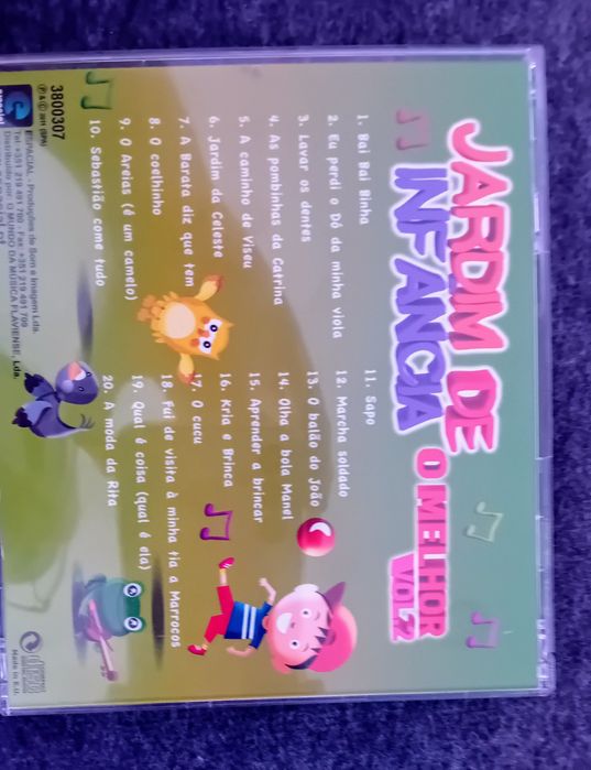 CD música para crianças