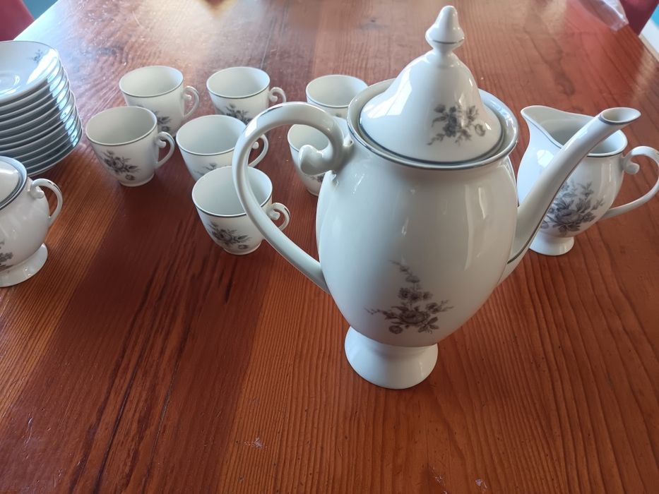 Serviço de café Spal de porcelana