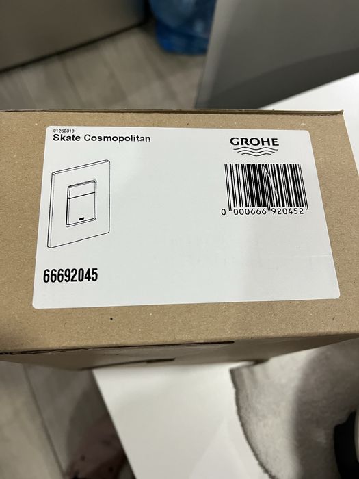 Placa acionamento grohe