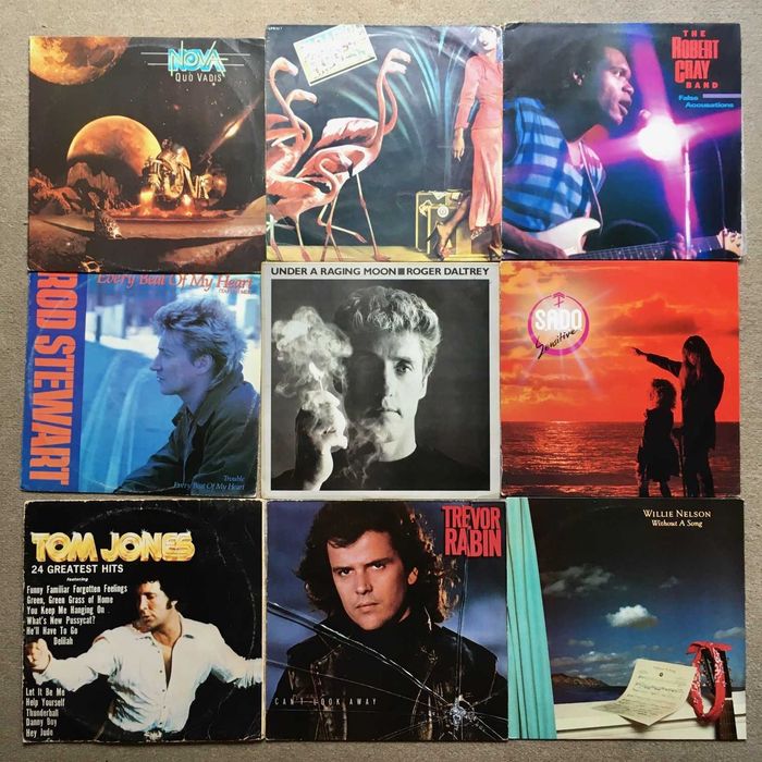 Discos vinil LP - 5€ cada - pop rock portuguesa