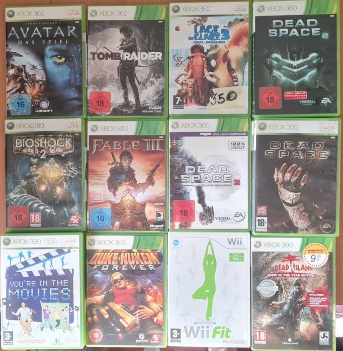 Колекція ігор до приставки ікс бокс 360 приставки консолі Xbox game