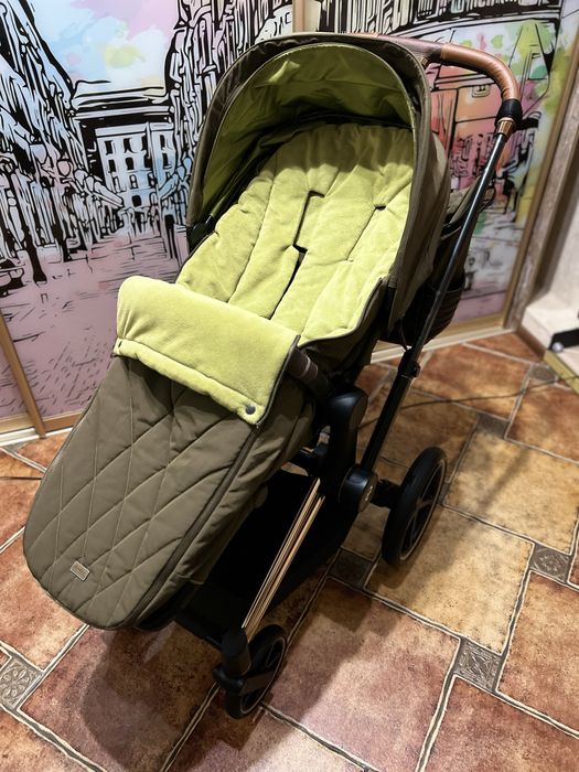 Коляска Cybex Priam 3в1 дитячій візок повний комплект