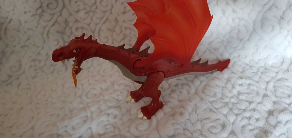 Dragão Vermelho Com Fogo Playmobil64730018276483123
