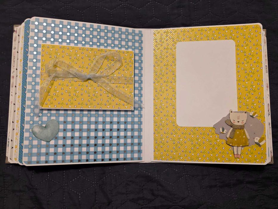 Album na zdjęcia ręcznie robiony, scrapbooking, dla dzieci