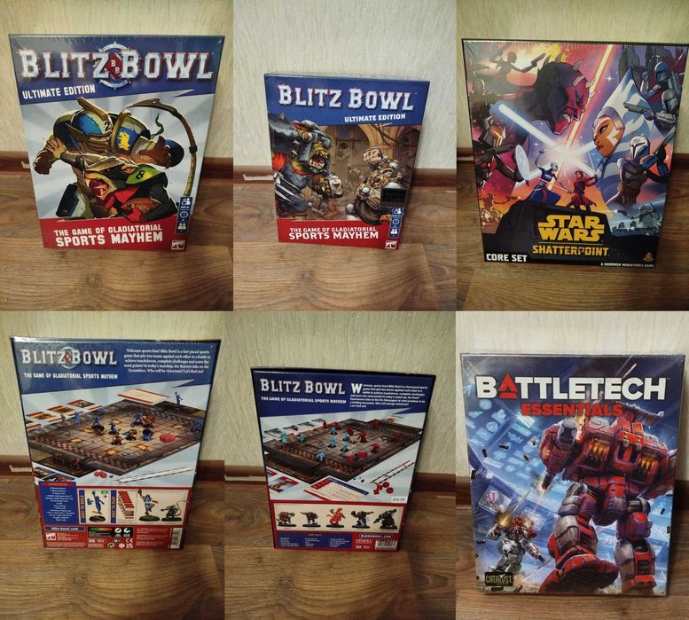 BlitzBowl та інші настільні ігри