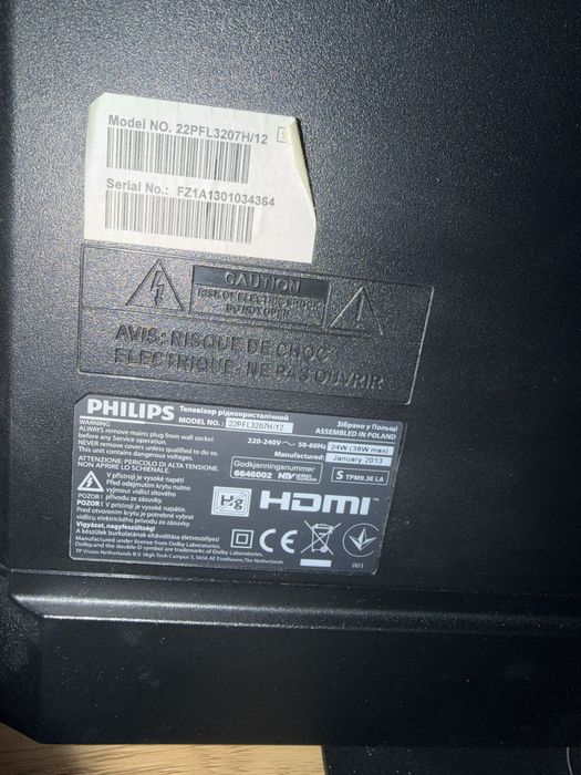 Telewizor Philips 22c cale